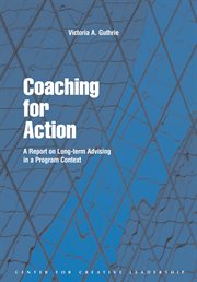 Coaching for action : a report on long-term advising in a program context cover image