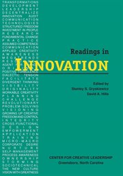 Readings in innovation cover image