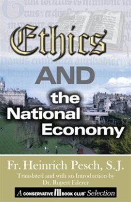Cover image for Ethics and the National Economy