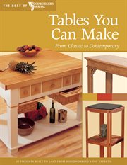 Tables you can make : from classic to contemporary cover image