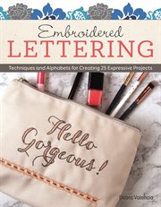 Embroidered lettering cover image
