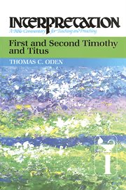 First and second Timothy and Titus cover image
