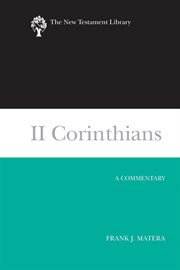 II Corinthians : a commentary cover image