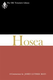 Hosea : a commentary cover image