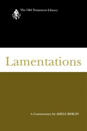 Lamentations : a commentary cover image