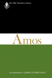 Amos; a commentary cover image