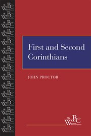First and Second Corinthians cover image