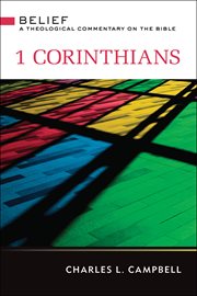 1 Corinthians : a theological commentary on the bible cover image