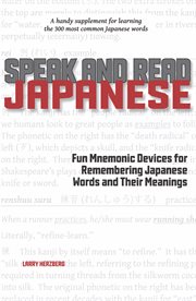 Speak and Read Japanese cover image