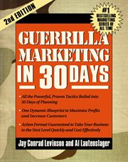 Guerrilla marketing in 30 days cover image