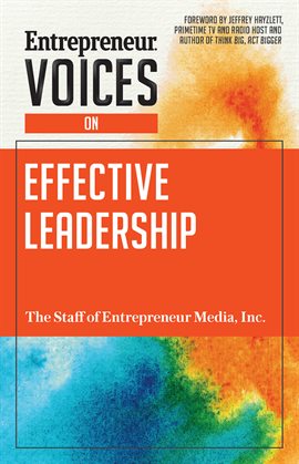 Umschlagbild für Entrepreneur Voices on Effective Leadership