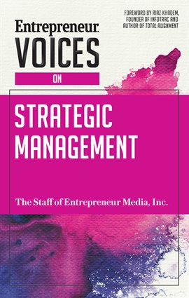 Umschlagbild für Entrepreneur Voices on Strategic Management