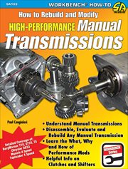 How to rebuild and modify high-performance manual transmissions cover image