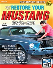 Ht restore your mustang 1964 1/2-73 cover image