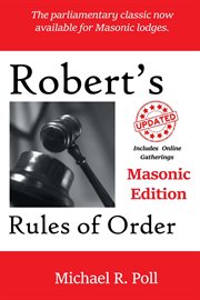 Robert's Rules of Order, Masonic Edition cover image