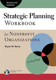 Strategic planning workbook for nonprofit organizations, revised and updated cover image