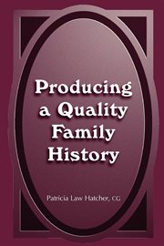 Producing a quality family history cover image
