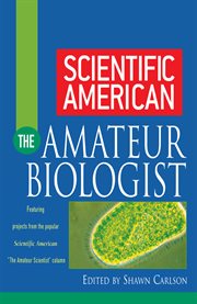 The Amateur biologist cover image