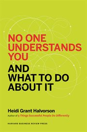 No One Understands You and What to Do About It cover image