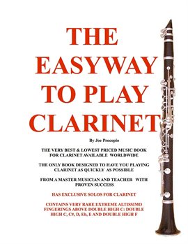 Cover image for The Easyway to Play Clarinet