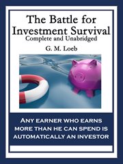 The battle for investment survival cover image