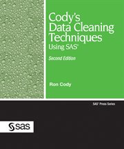 Cody's data cleaning techniques using SAS cover image