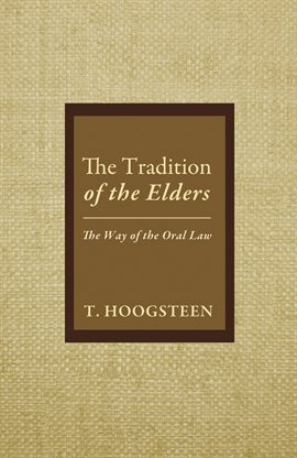 Cover image for The Tradition of the Elders