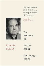 The diaries of emilio renzi: the happy years cover image