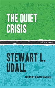 The quiet crisis cover image