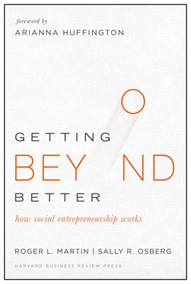 Cover image for Getting Beyond Better
