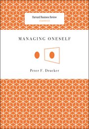 Managing oneself cover image