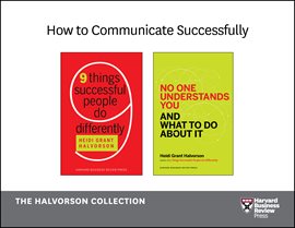 Cover image for How to Communicate Successfully: The Halvorson Collection (2 Books)