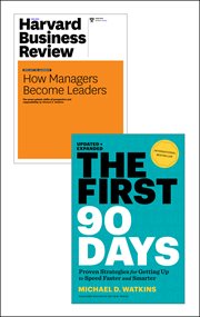The first 90 days with harvard business review article "how managers become leaders" (2 items) cover image