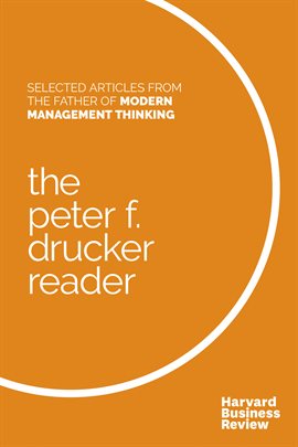 Cover image for The Peter F. Drucker Reader