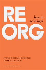 ReOrg : how to get it right cover image