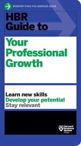 HBR guide to your professional growth cover image