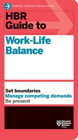HBR guide to work-life balance cover image