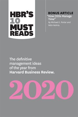 Cover image for HBR's 10 Must Reads 2020