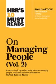 HBR's 10 must reads on managing people. Vol. 2 cover image