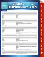 Medical terminology (the body) cover image