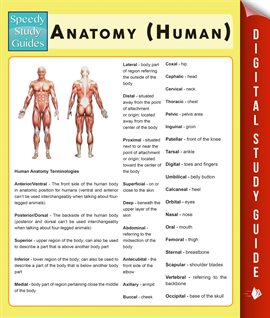 Cover image for Anatomy (Human)