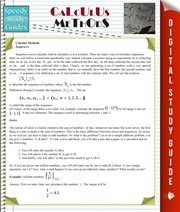 Calculus methods cover image