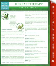 Herbal therapy cheat sheet cover image