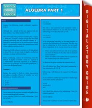 Algebra part 1 cover image