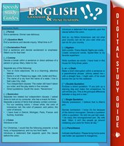 English grammar & punctuation cover image