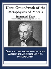 Kant: groundwork of the metaphysics of morals cover image