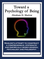 Toward a psychology of being cover image
