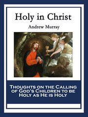 Holy in christ cover image