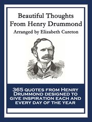Beautiful thoughts from henry drummond cover image