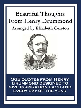 Cover image for Beautiful Thoughts From Henry Drummond